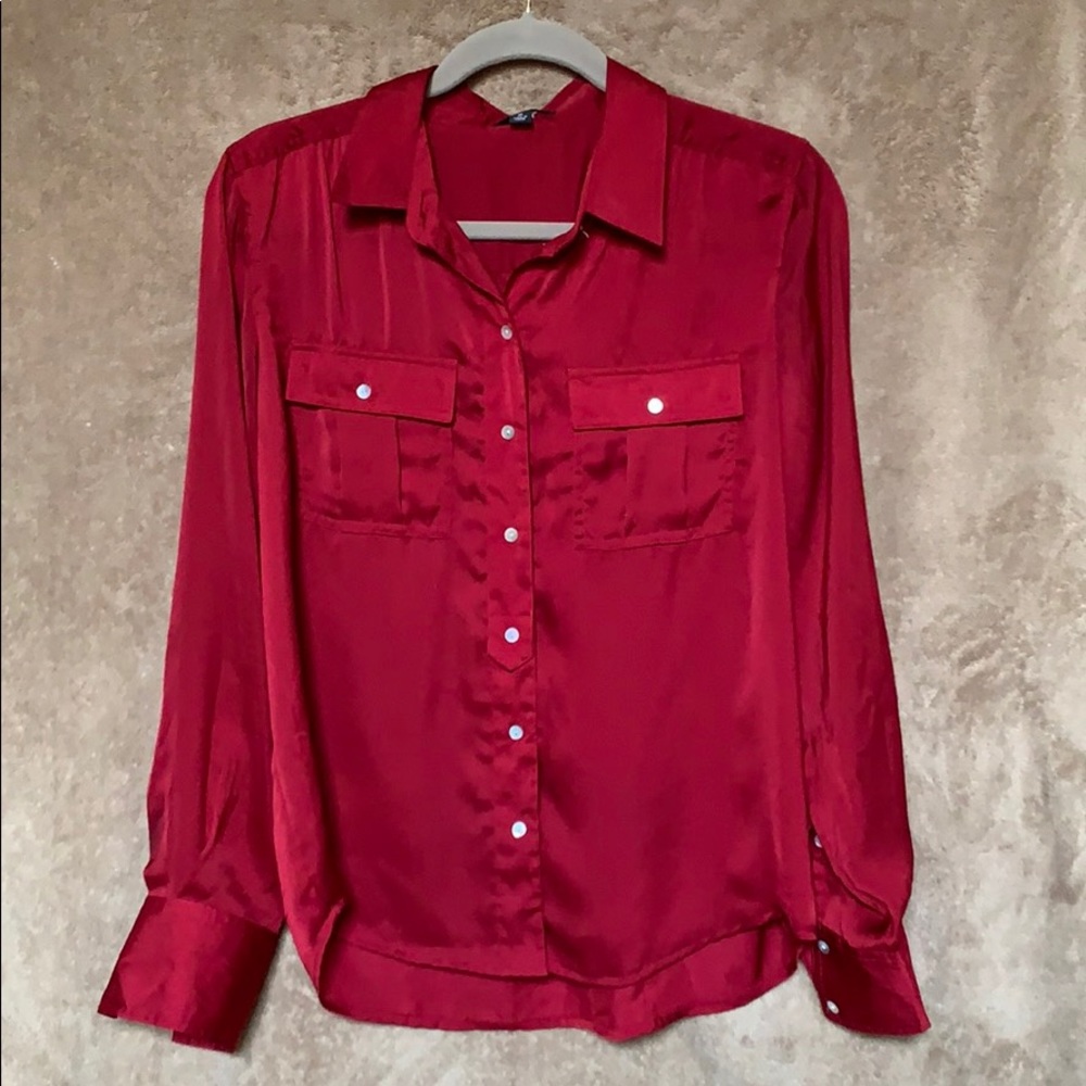 Silk Button Down